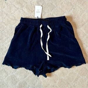 Y2K Bedazzled Terry Cloth Drawstring
Shorts - Size Small New With Tags